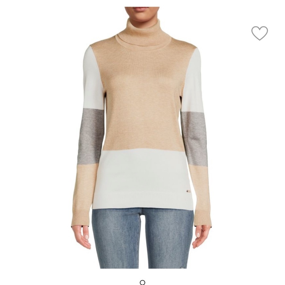 Calvin Klein‎ Colorblock Trutleneck Sweater